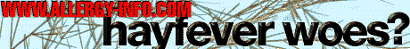 [Hayfever woes? -- Click here.]